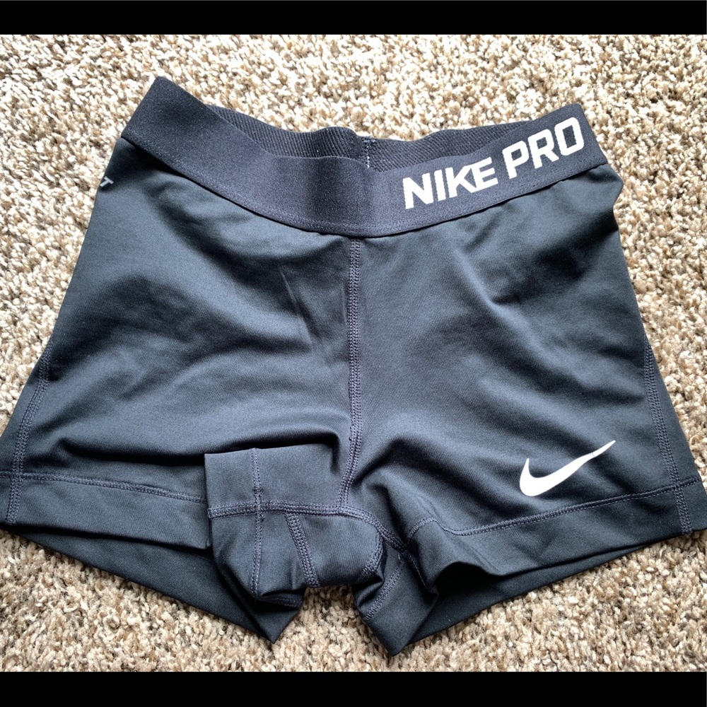 Nike pro black shorts.
